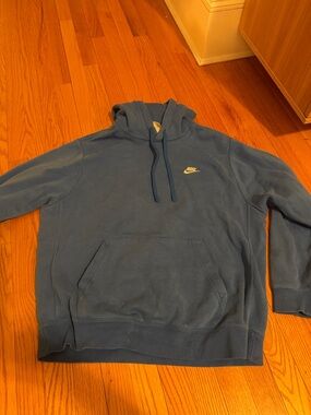 Nike Men's Slate Blue Pullover Hoodie